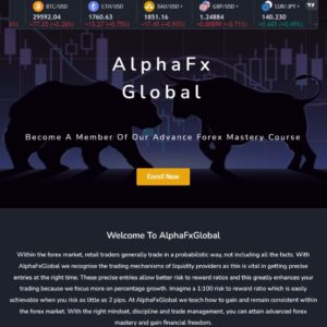 AlphaFx Global – Advance Forex Mastery Course