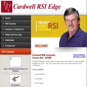 RSI Complete Course Set - Andrew Cardwell