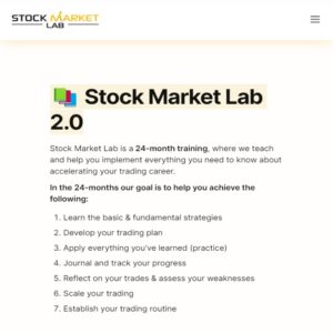 Stock Market Lab 2.0 (2021) Trading Course - Umar Ashraf