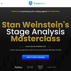 Traderlion - Stan Weinstein - Stage Analysis Masterclass 2022