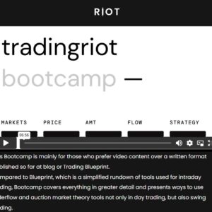 TradingRiot - Bootcamp + Trading Blueprint 3.0