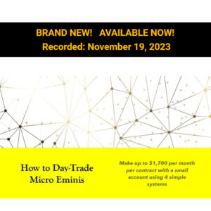 Dr. Stoxx - How to Day Trade Micro Eminis - 4 Complete Trading Systems