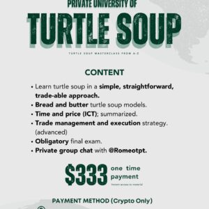 The Private University of Turtle Soup Course - Raid/Romeo (Romeotpt)