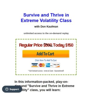 TheoTrade - Survive and Thrive in Extreme Volatility Class with Don Kaufman