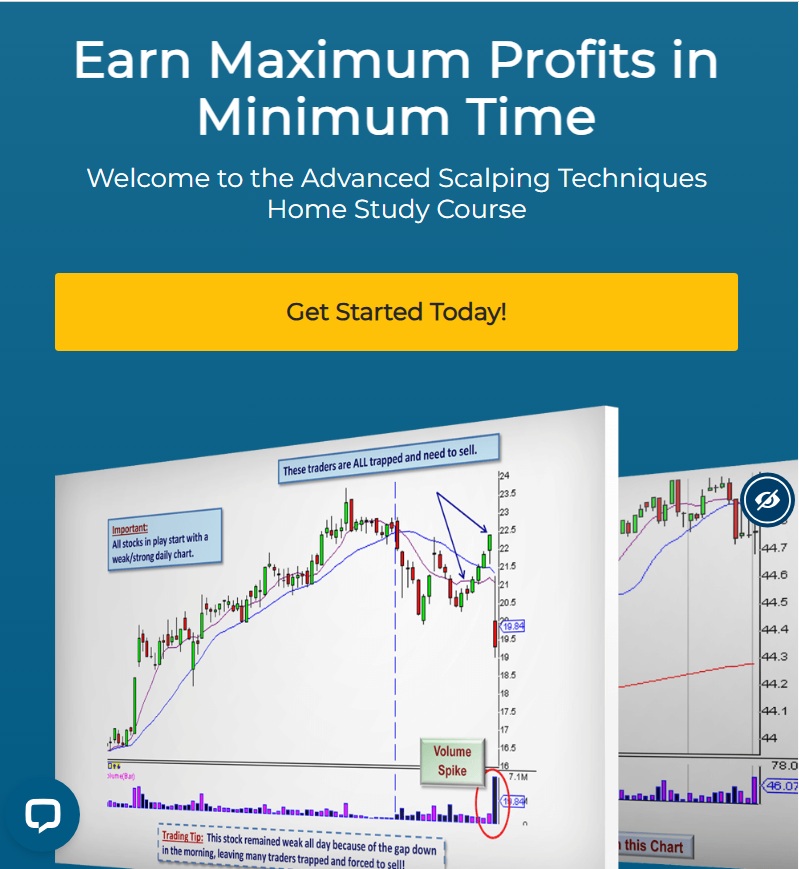 Cover image for T3 Live Advanced Scalping Techniques course showcasing advanced intraday trading strategies for volatile markets.