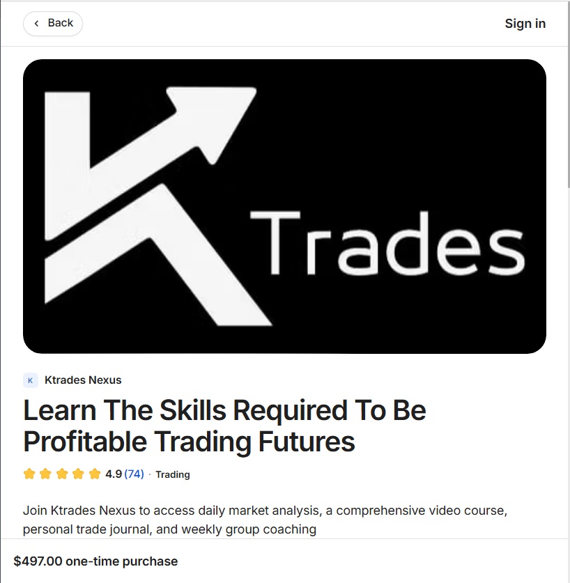 Kole Trades - Ktrades Nexus Course