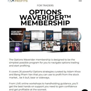 Piranha Profits Options Waverider course by Adam Khoo