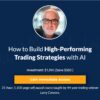 Larry Connors AI trading course digital cover showing strategy development using ChatGPT and AI tools