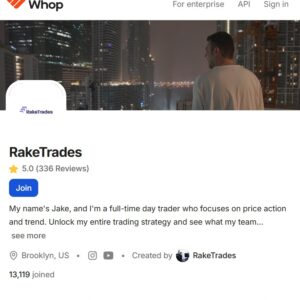 RakeTrades Mastermind Course digital cover showing futures and options trading course