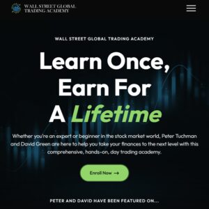 Wall Street Trading Academy futures course by David Green and Peter Tuchman with mentorship and trading strategies
