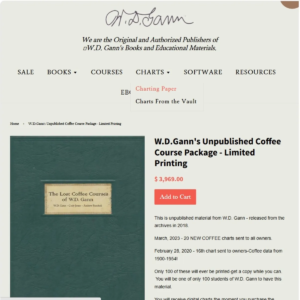 W.D. Gann - Unpublished Coffee Course Package