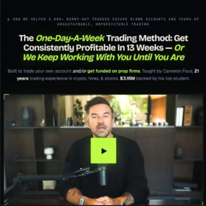 Quantum Cipher Lab Trading by Cameron Fous swing trading course cover