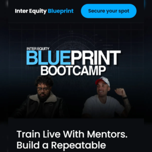 Inter Equity Trading Blueprint Bootcamp course covering liquidity, market bias, trade entries, the IE Model, and trading psychology