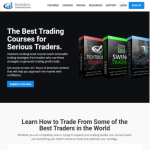 Investors Underground - Textbook Trading, Tandem Trader & Swing Trading Bundle